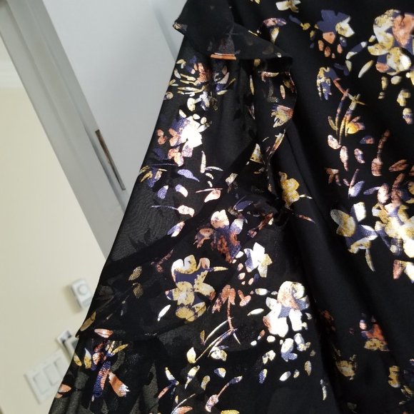 Rachel by Rachel Roy Foil Wrap Dress Size 22 - Picture 2 of 4